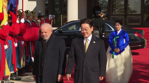 룰라 브라질 대통령 국빈 방한…청와대 공식 환영식