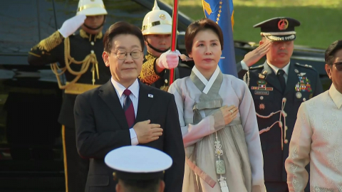이 대통령, 필리핀 '국빈 환영식' 참석…곧이어 한-필 정상회담
