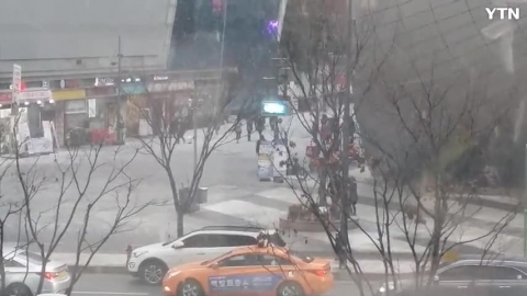 눈 내리는 상암