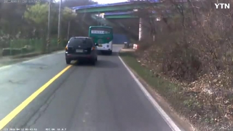 추월은 시야가 확보된 직선차로로...