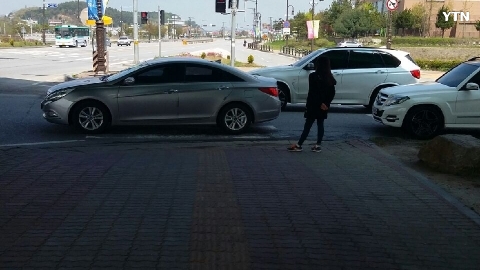 횡단보도 정지선침범