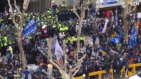 삼성동 유성기업 집회