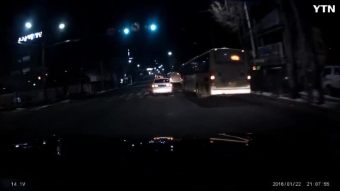 버스 난폭운전입니다.