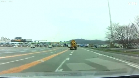 화물적재 기술..눕히면 불법 세우면 합법?