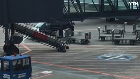 정유라 송환 모습