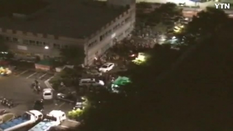 부산광역시 민락회센터 충돌현장