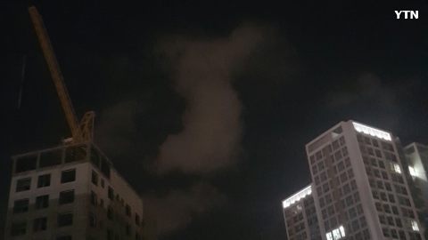 그름이 한반도를 수놓은 듯한  사진