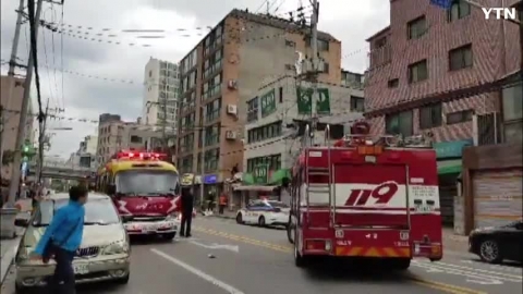 강풍으로 인한 건물외벽붕괴