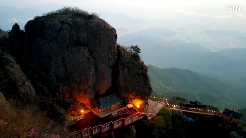 금오산(경북 구미)실시간(4.26Am5시42분)일출입니다.