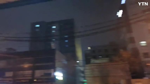 수원 인계동 까마귀떼