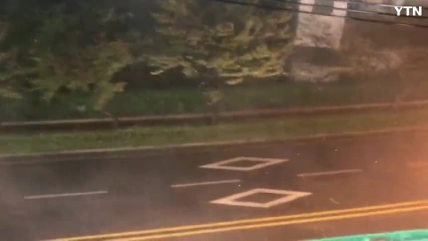 부산 기상이변 천둥번개 돌풍