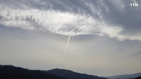 강원도 대관령부근 용오름