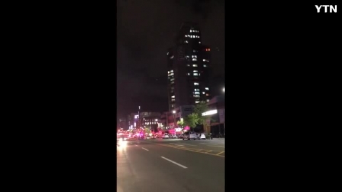 울산 달동 삼환아르누보 화재진압