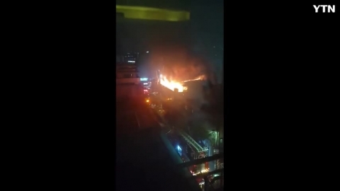 충무로 근처 화재