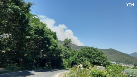 밀양부북면산불