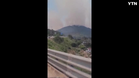 밀양시 부북면 산불