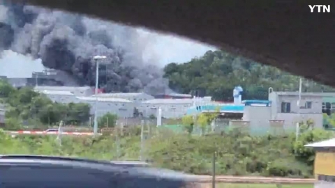 화성시 양감톨게이트 옆 화재