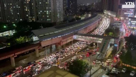 구로디지털단지역 인근 교통통제 상황 지금